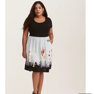 NWT Torrid Disney Pixar Up Balloon dress 00
